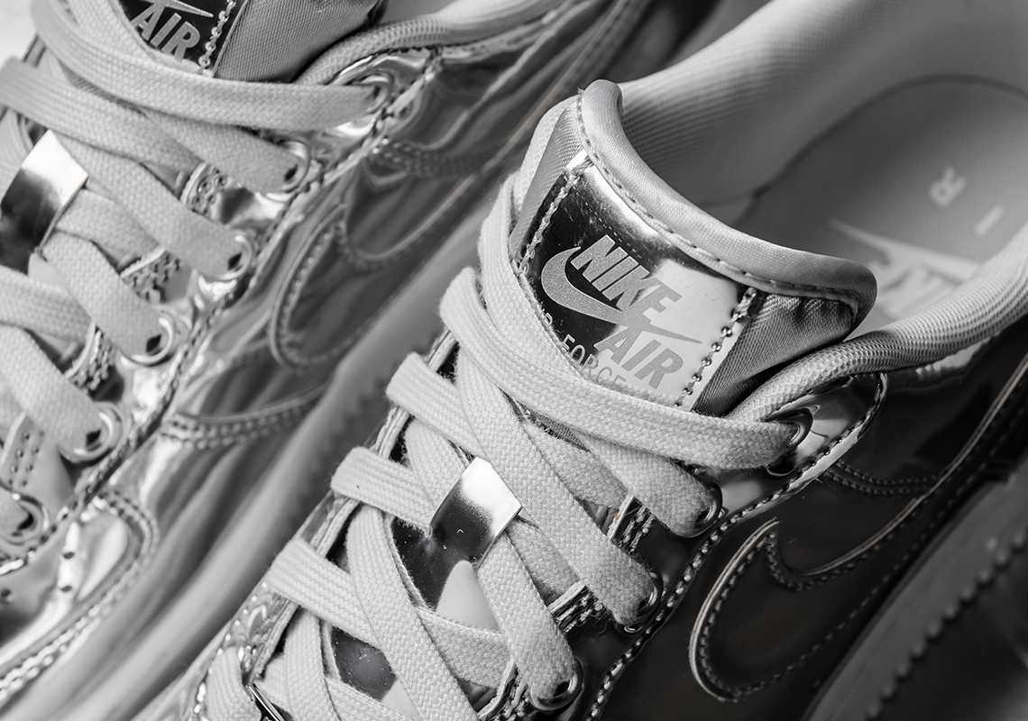 Nike Air Force 1 Liquid Metal Chrome Cg6566 700 4