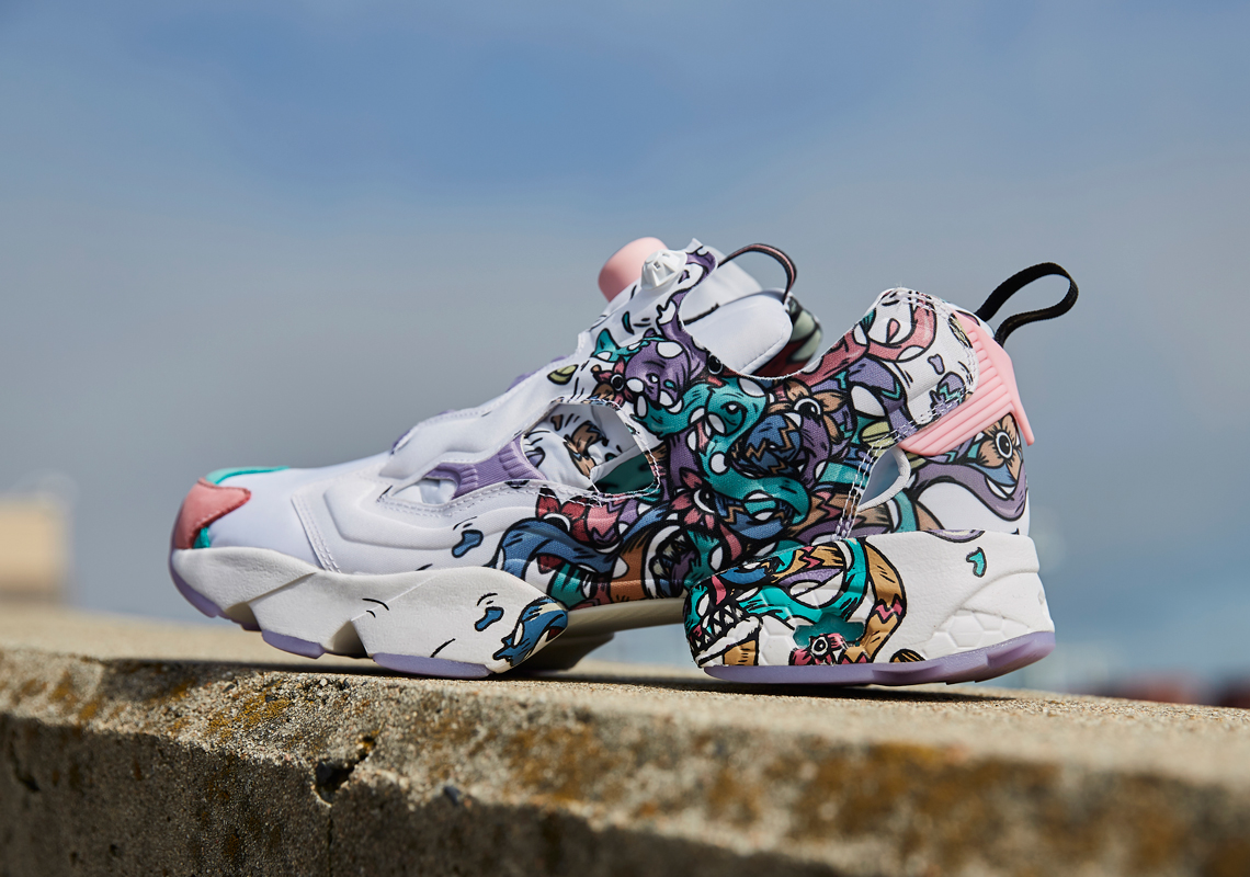 Visual Artist Distortedd Adds Her Flair To The Reebok Instapump Fury