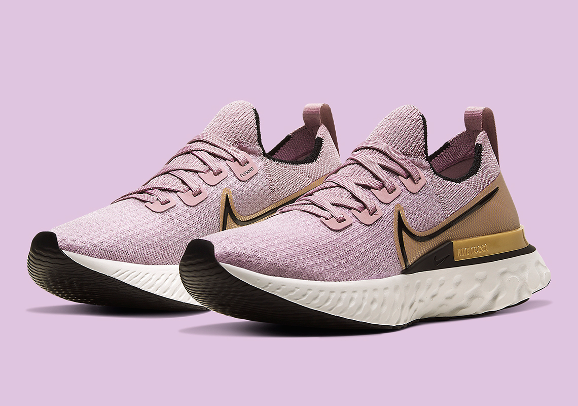 Nike React Infinity Run Plum Gold Cd4372 500 3