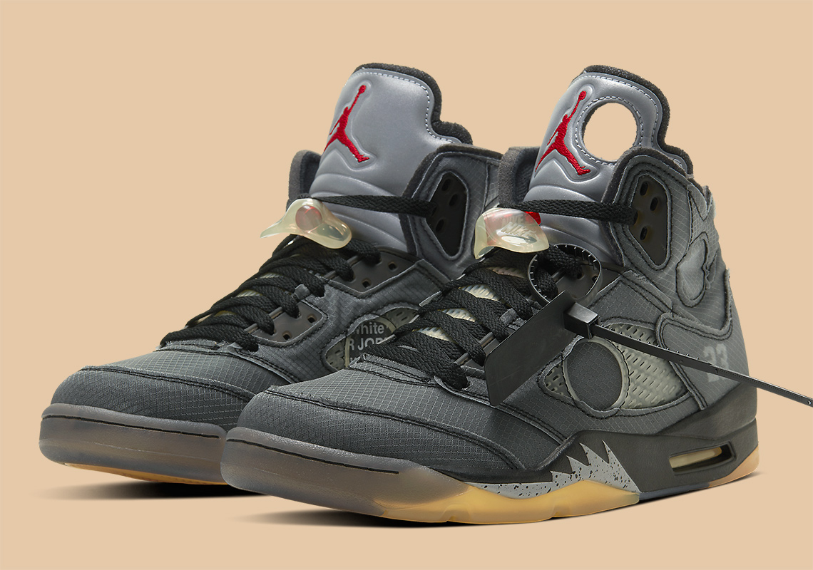 Off White Jordan 5 Ct8480 001 Release Reminder 2