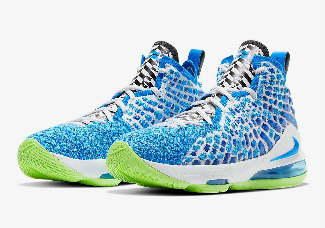 The "Sprite" Color Combo Returns On The Nike LeBron 17
