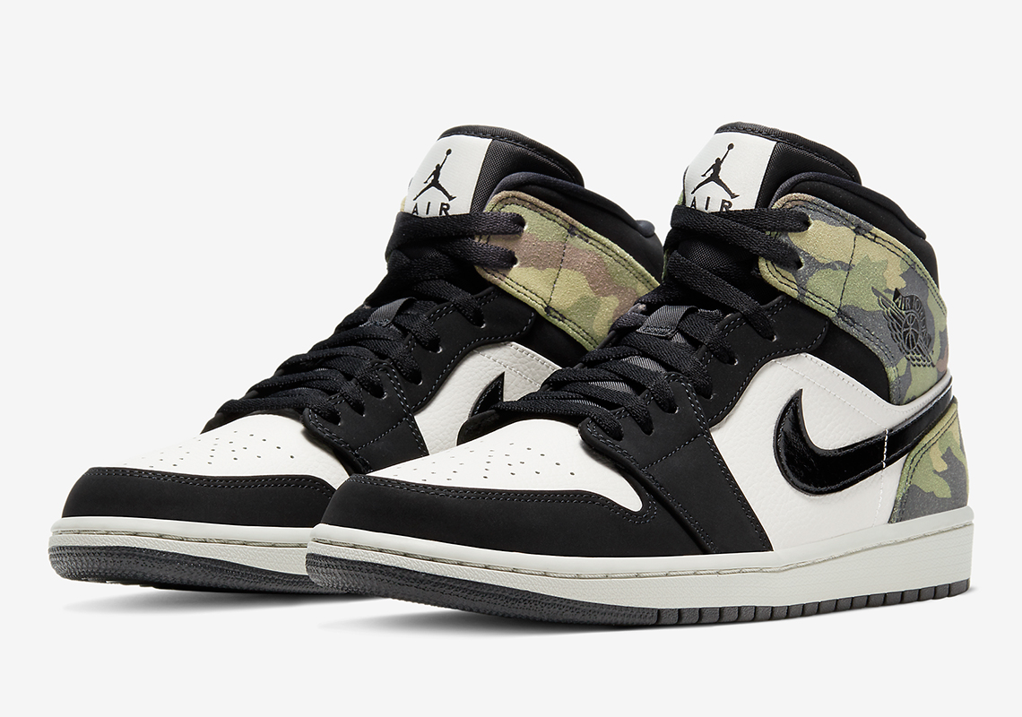 First Look At The Air Jordan 1 Mid "Camo"