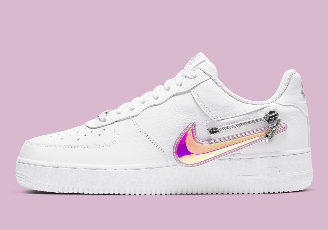 Nike Air Force 1 Zip Swoosh Cw6558 100 1