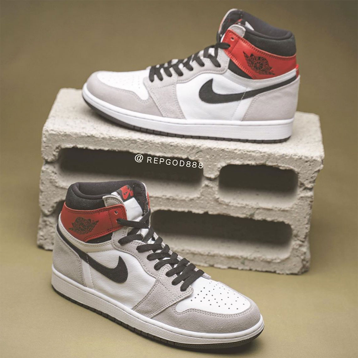 Air Jordan 1 Light Smoke Grey 555088 126 Release Date 3