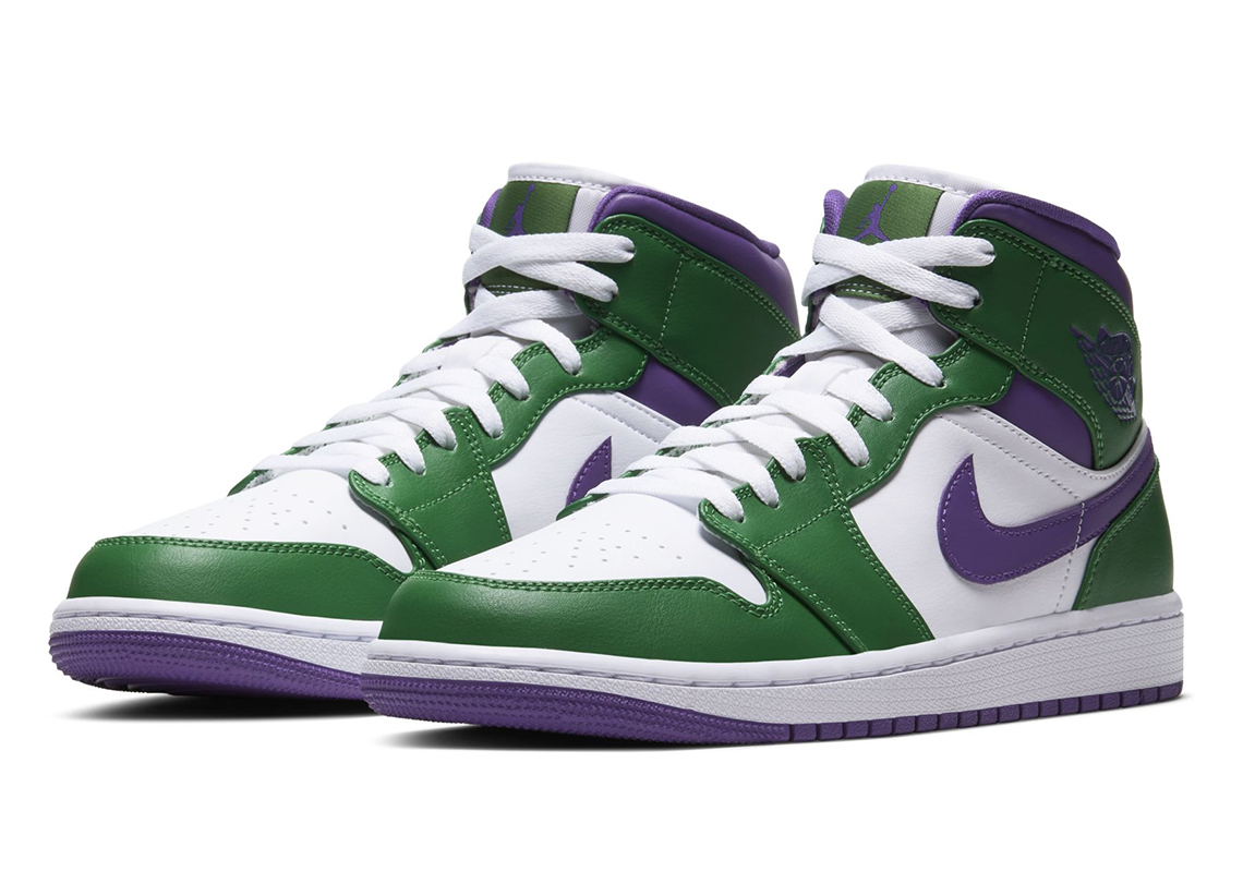 The Air Jordan 1 Mid Gets Angry With This "Incredible Hulk" Colorway