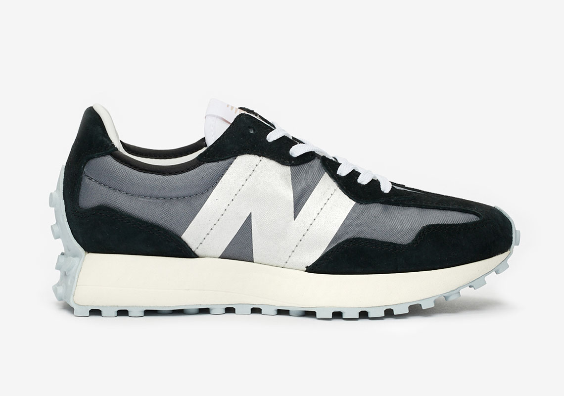 New Balance 327 Black Grey 1