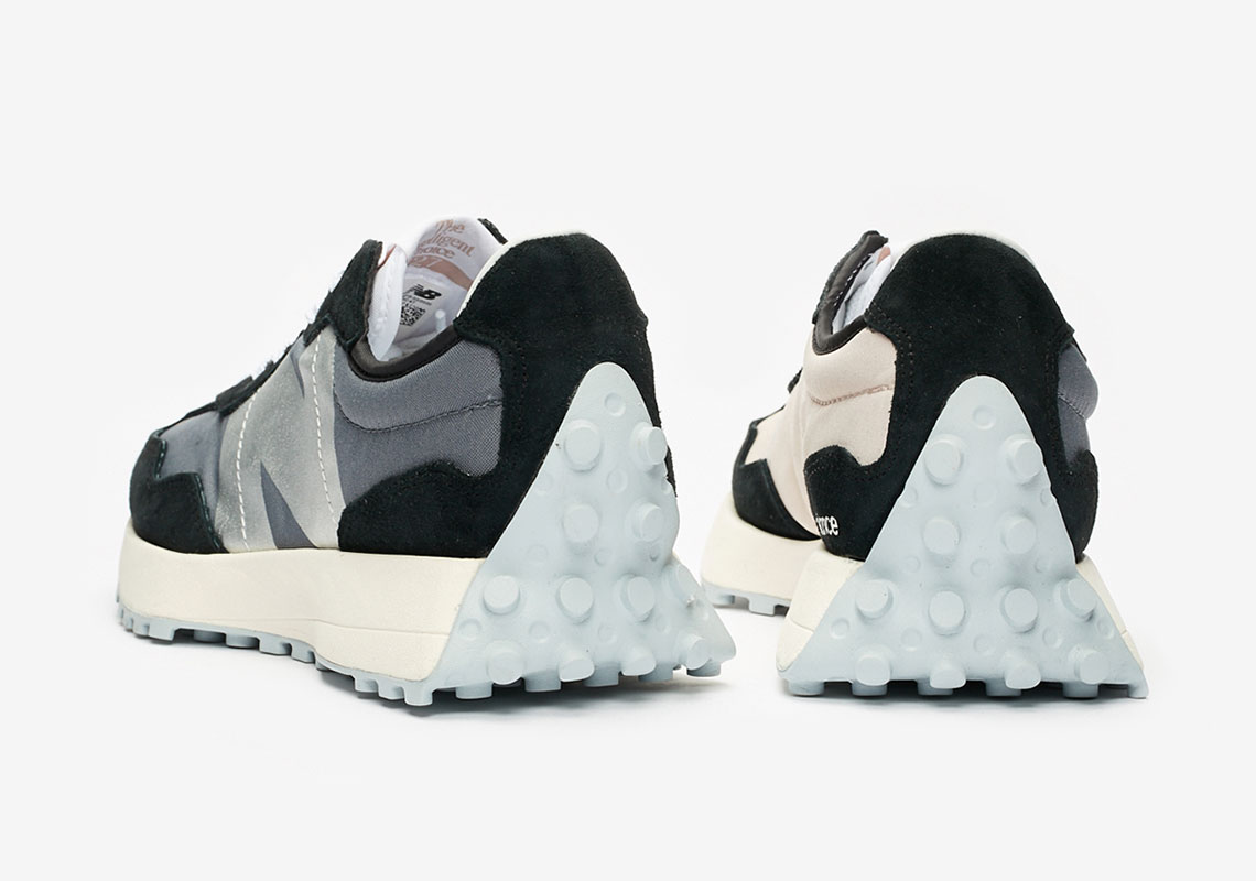 New Balance 327 Black Grey 8