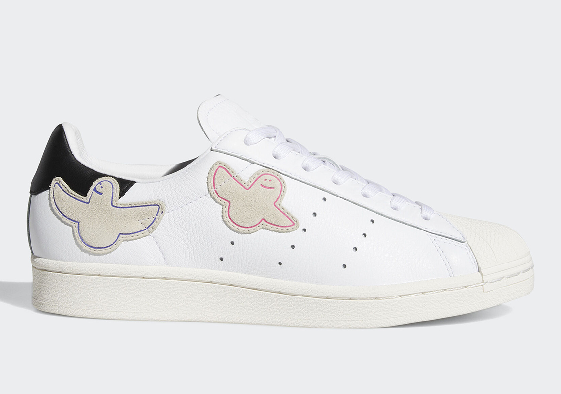 Mark Gonzales Brings His “Shmoo” Logo Over To The adidas Superstar