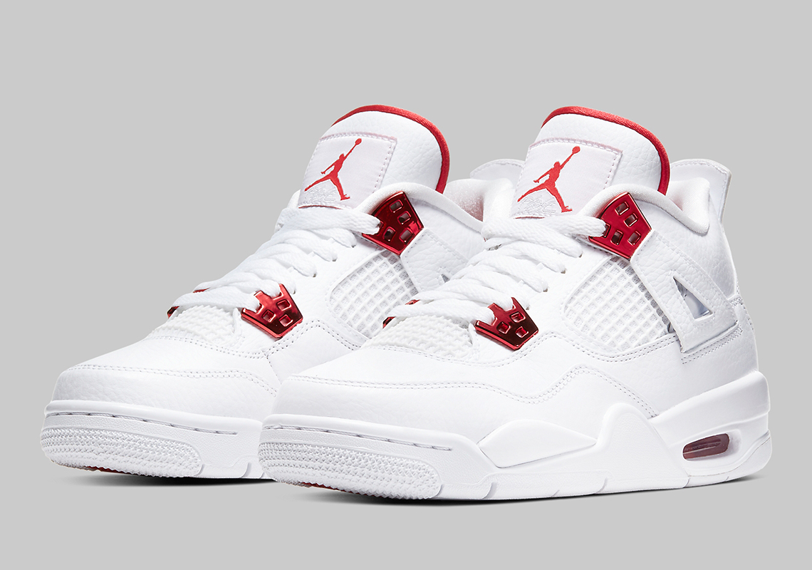 Air Jordan 4 “Metallic Red” Releasing In Kids Sizes