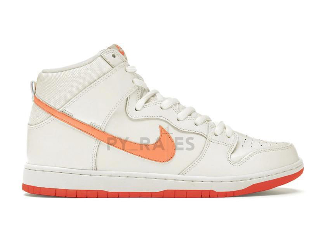 Bodega Nike Dunk High Pearl White Magic Ember
