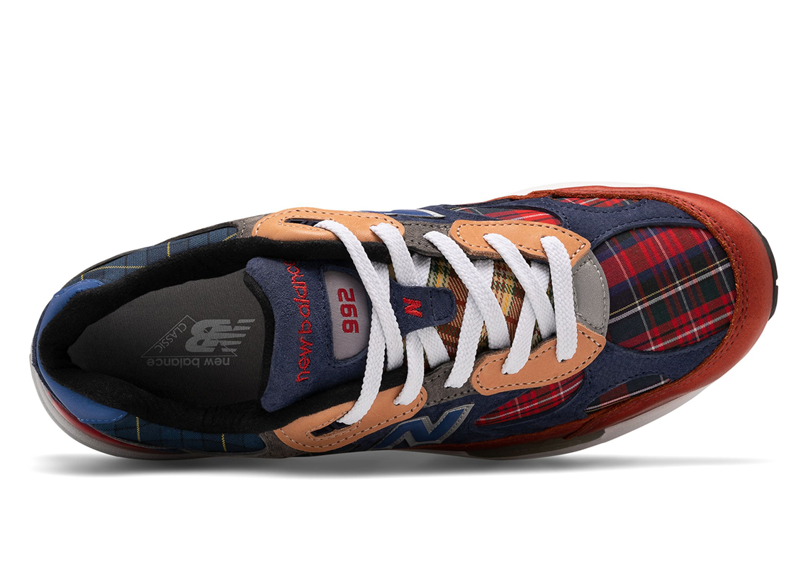 New Balance 992 Plaid Patchwork Release Info 2