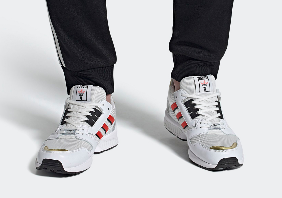 Adidas Zx 8000 White Red Gold Fx9152 1