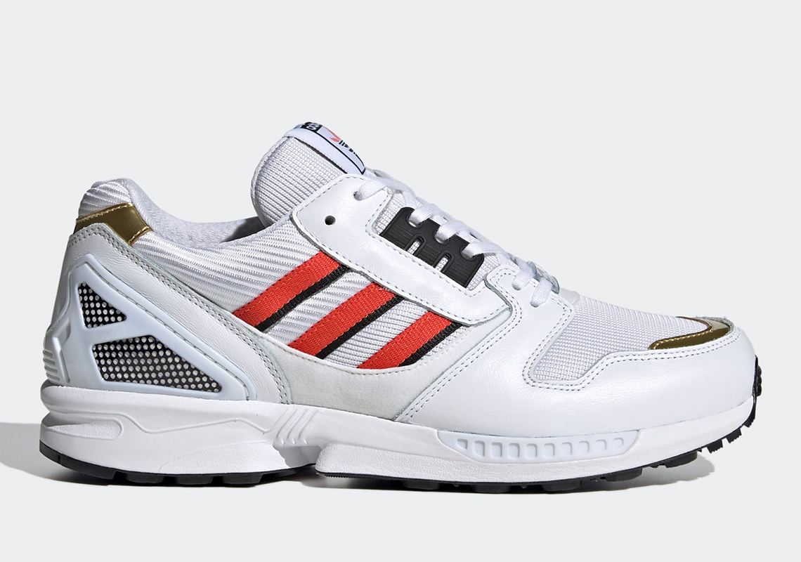 Adidas Zx 8000 White Red Gold Fx9152 7