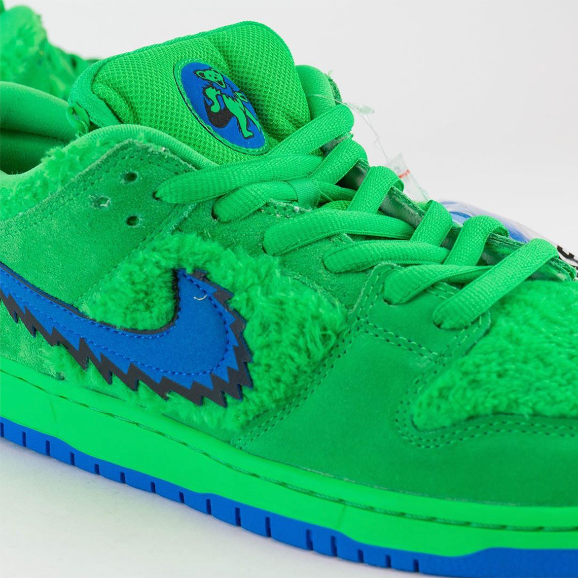 Grateful Dead Nike Sb Dunk Green Cj5378 300 5