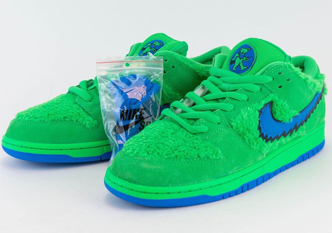 Grateful Dead Nike Sb Dunk Green Cj5378 300 6