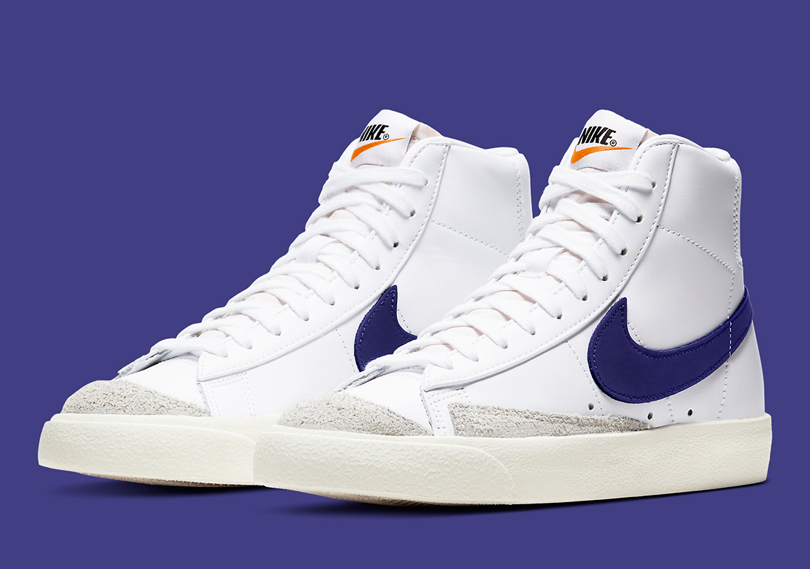 Dark Concord Purple Dons The Nike Blazer Mid '77