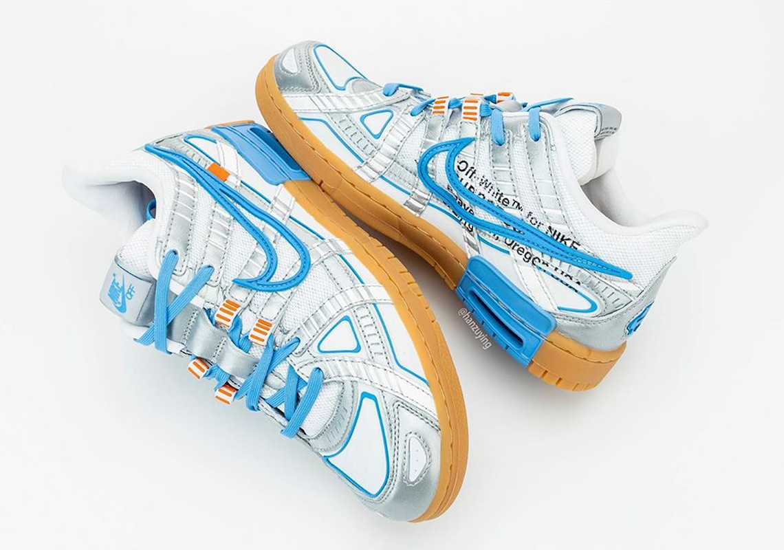 Off White Nike Rubber Dunk Silver University Blue Gum Cu6015 100 2