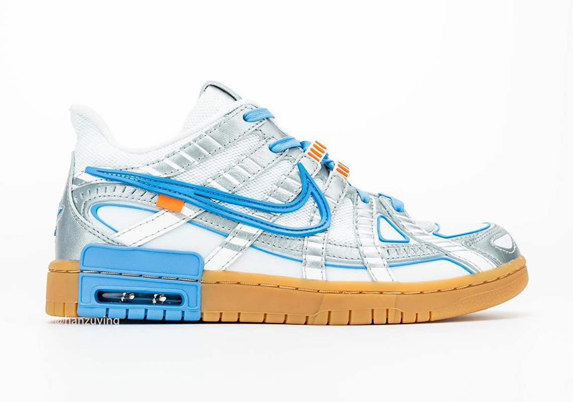 Off White Nike Rubber Dunk Silver University Blue Gum Cu6015 100 5