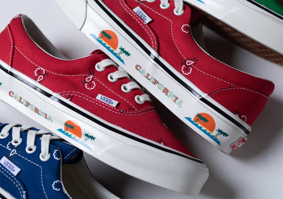 Vans Era Paisley Red