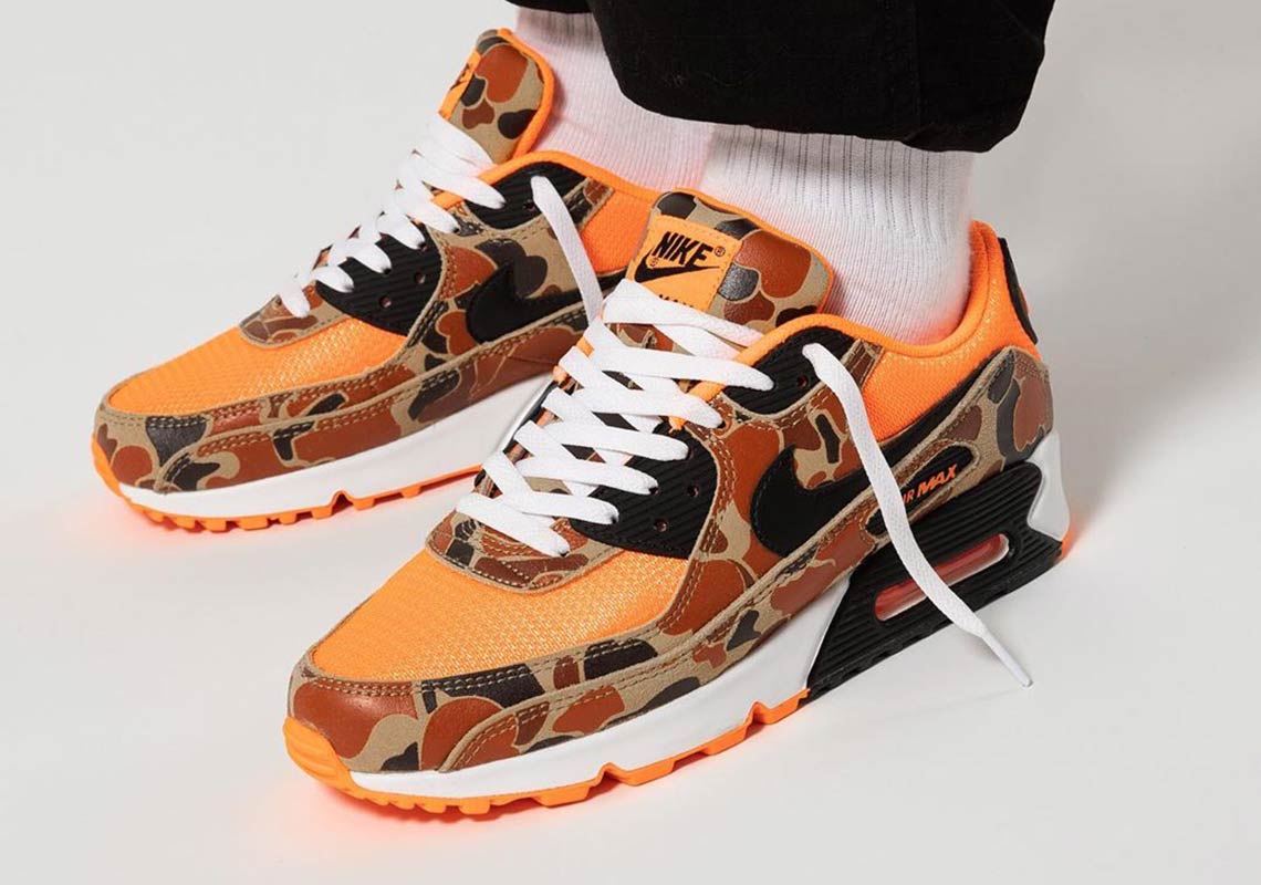 Nike Air Max 90 Orange Duck Camo Release Reminder 3
