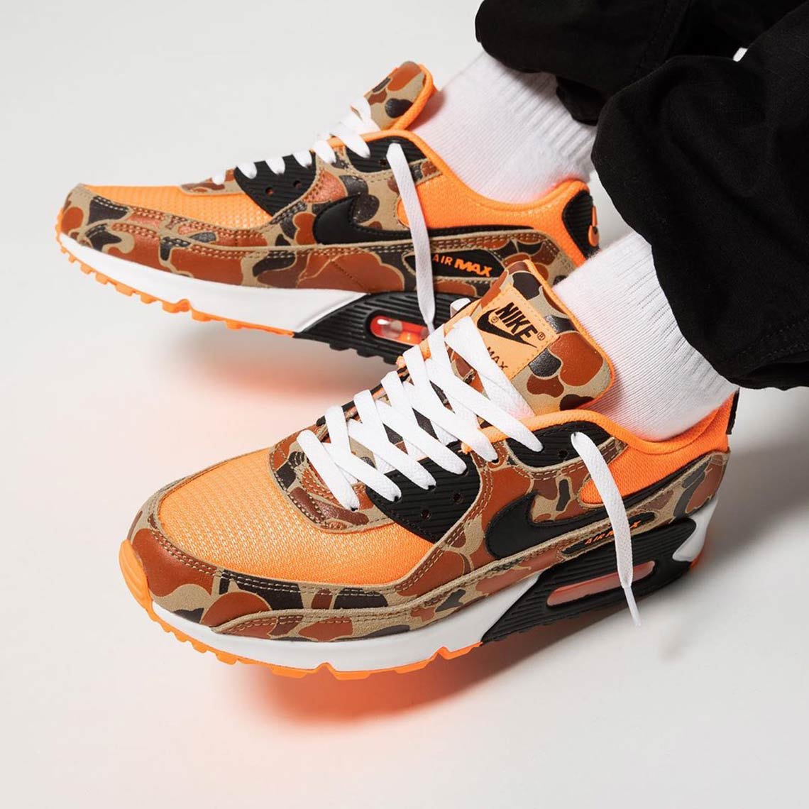 Nike Air Max 90 Orange Duck Camo Release Reminder 5
