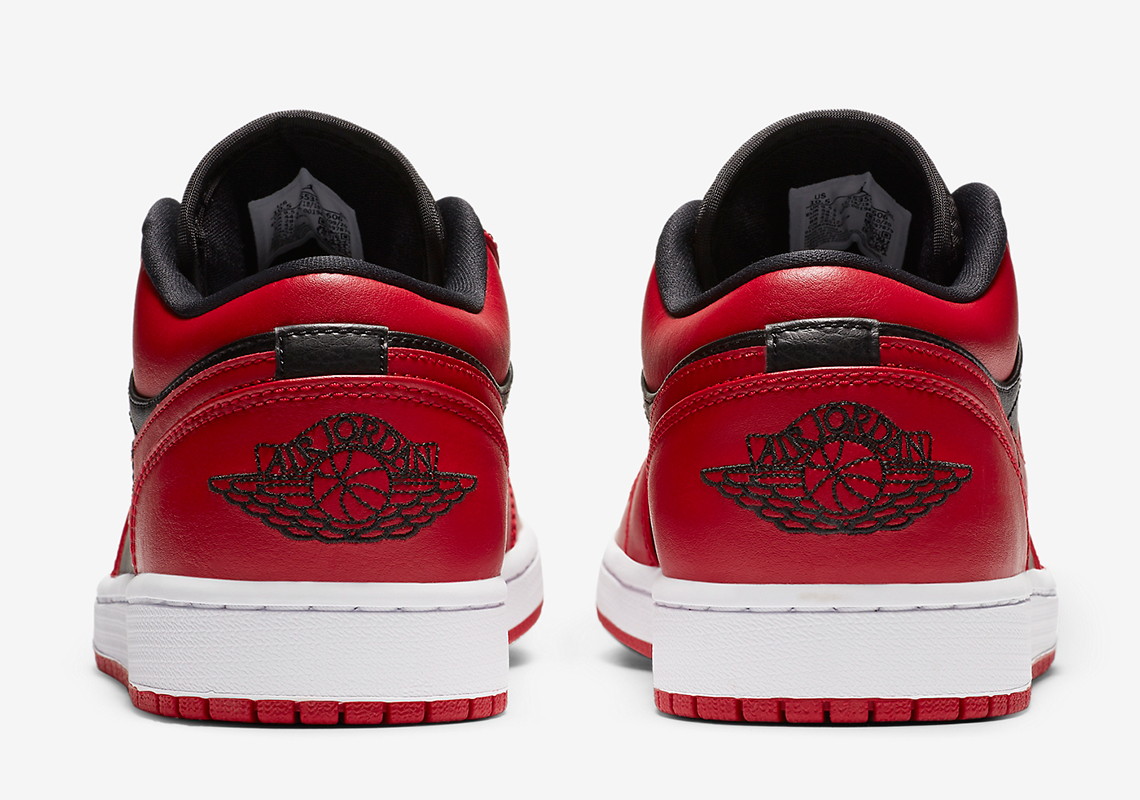 Air Jordan 1 Low Varsity Red 553558 606 2