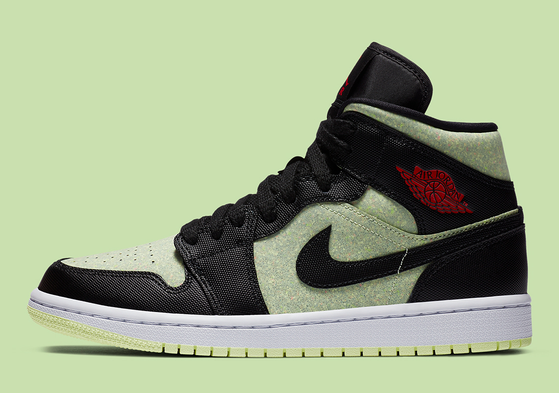 Air Jordan 1 Mid Green Black Cv5276 003 1