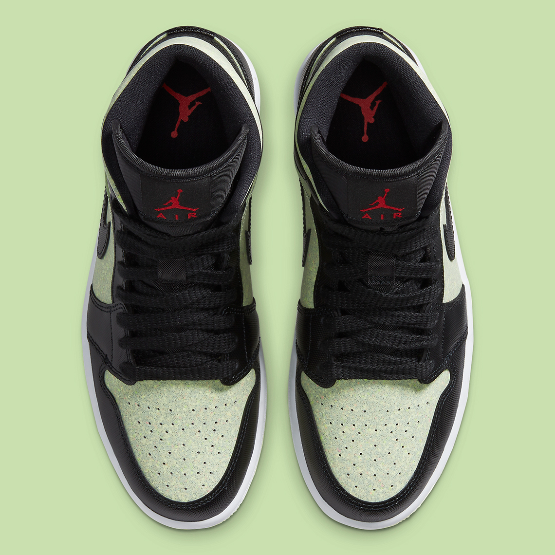 Air Jordan 1 Mid Green Black Cv5276 003 5