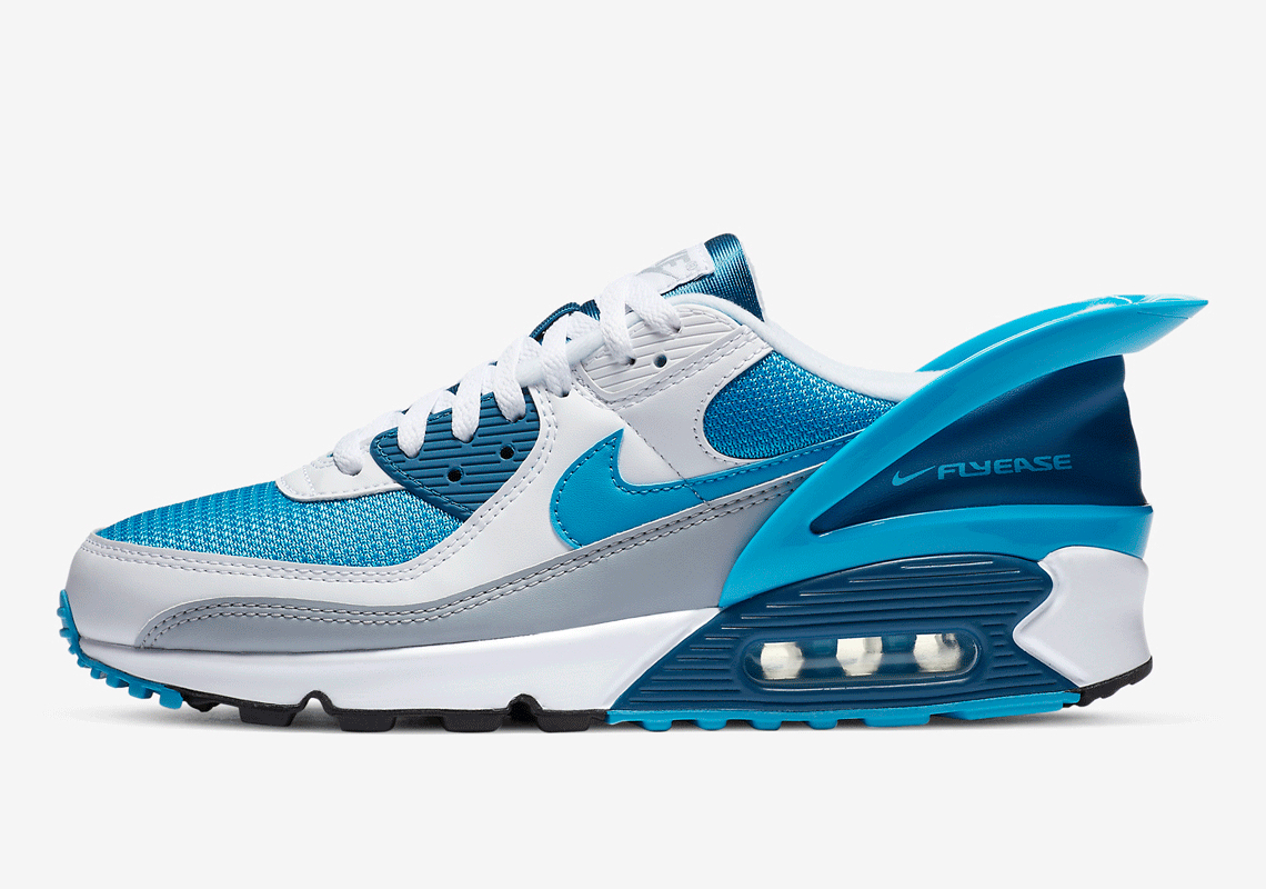 The Nike Air Max 90 FlyEase Is Now Available In "Laser Blue"