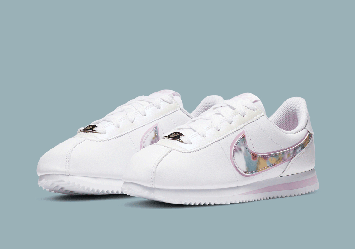 Fuzzy Floral Prints Arrive On The Nike Cortez