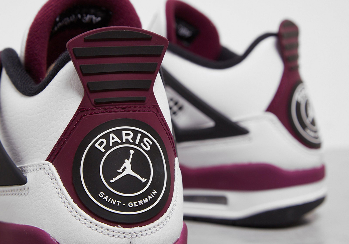 Closer Look At The PSG x Air Jordan 4