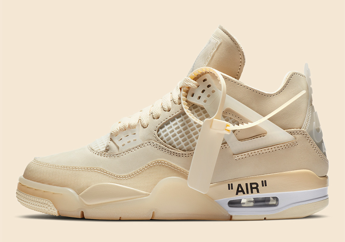 Where To Buy The Off-White x Air Jordan 4 WMNS "Sail"