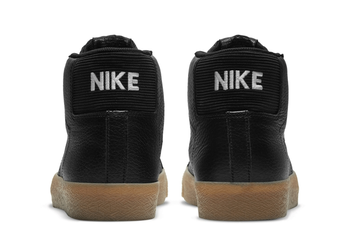 Nike Sb Zoom Blazer Mid Black Gum Brown 5