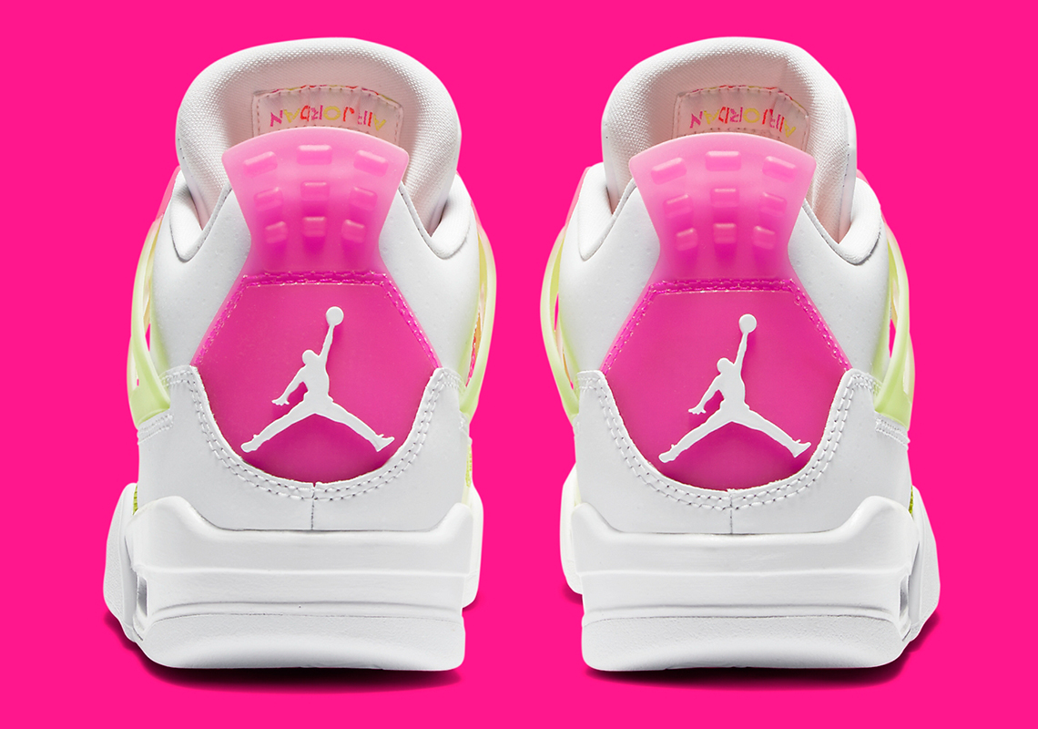 Air Jordan 4 Gs White Lemon Venom Pink Blast Cv7808 100 Release Date 3