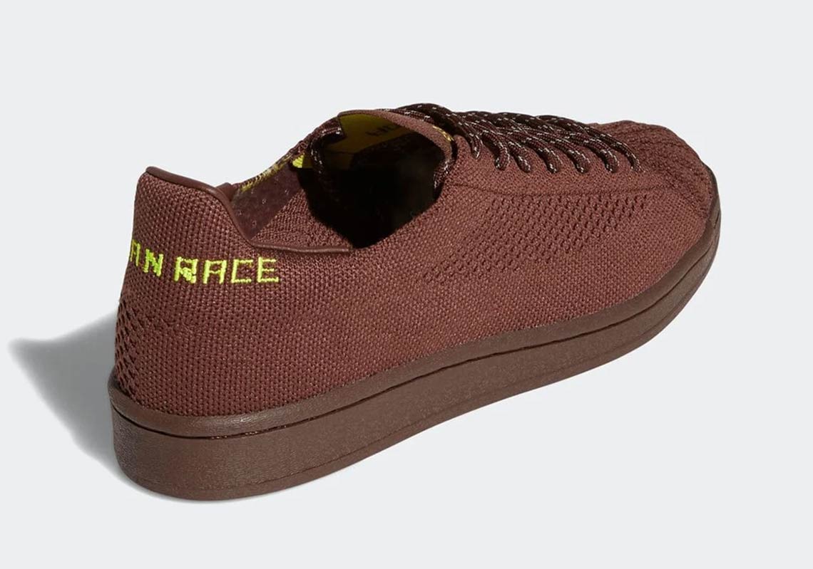 Pharrell Adidas Superstar Primeknit Brown 4