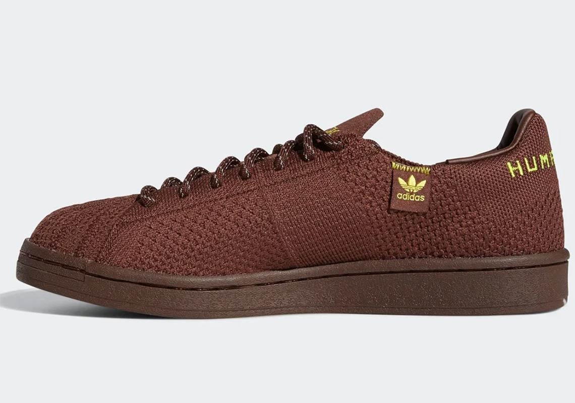 Pharrell Adidas Superstar Primeknit Brown 5