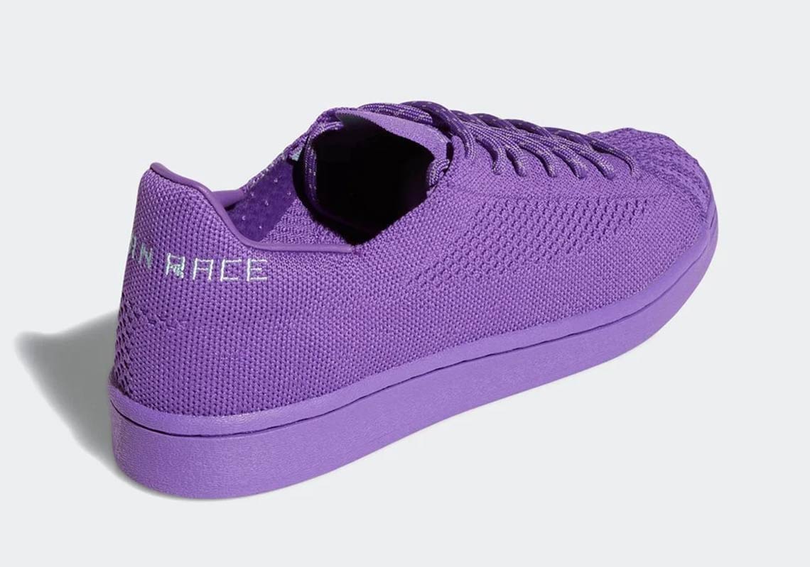 Pharrell Adidas Superstar Primeknit Purple 2