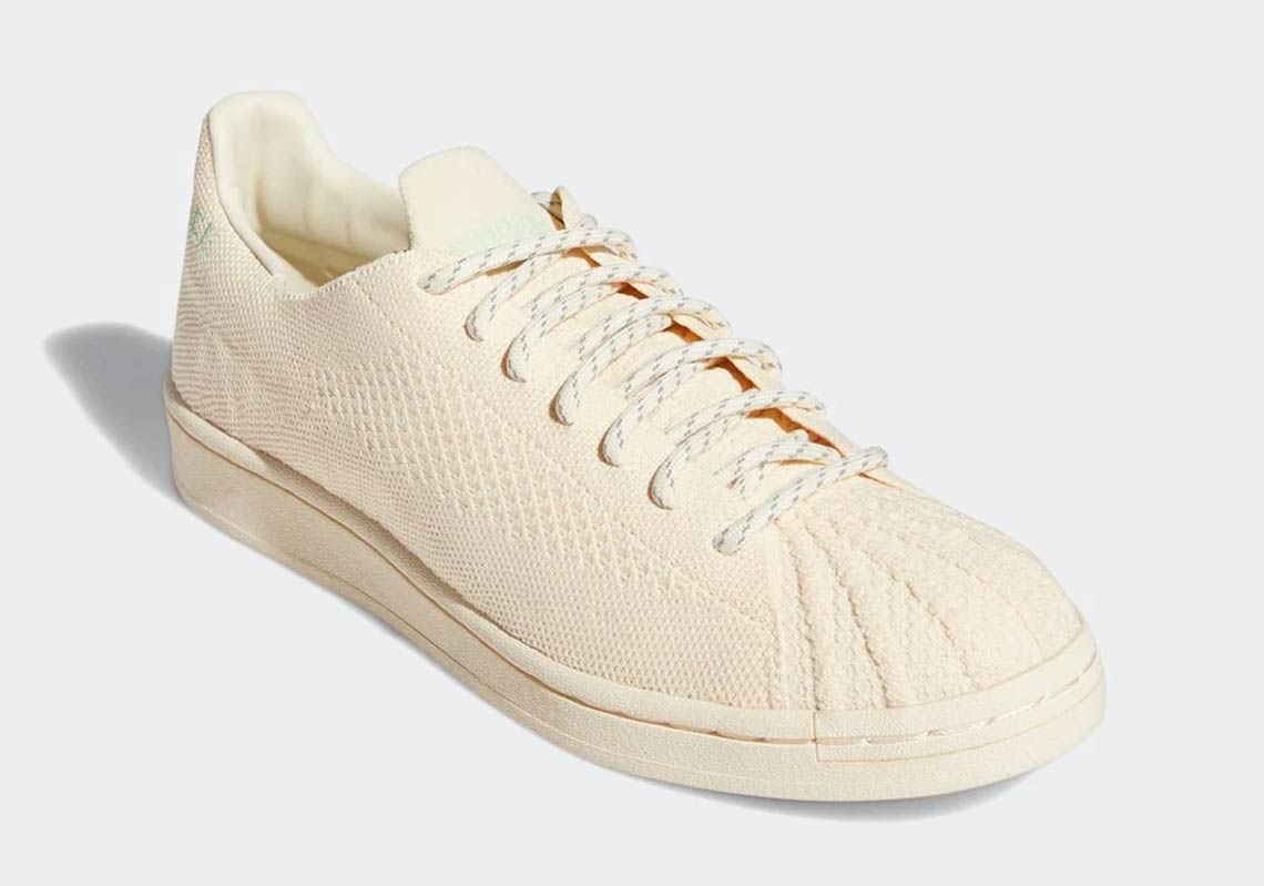 Pharrell Adidas Superstar Primeknit Beige 3