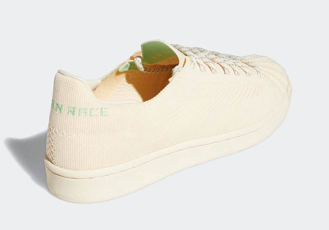 Pharrell Adidas Superstar Primeknit Beige 4