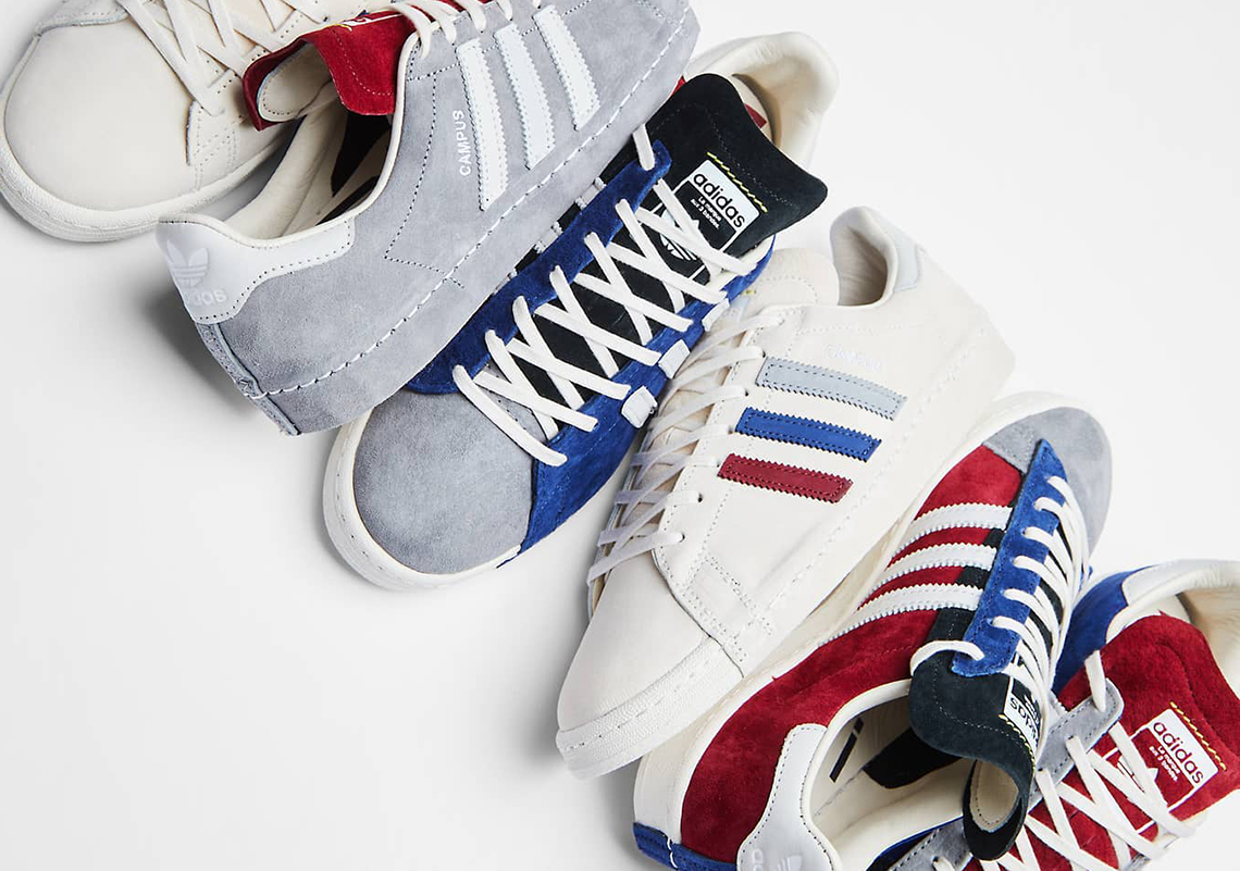RECOUTURE's adidas Campus 80 Collaboration Returns In Three New Colorways