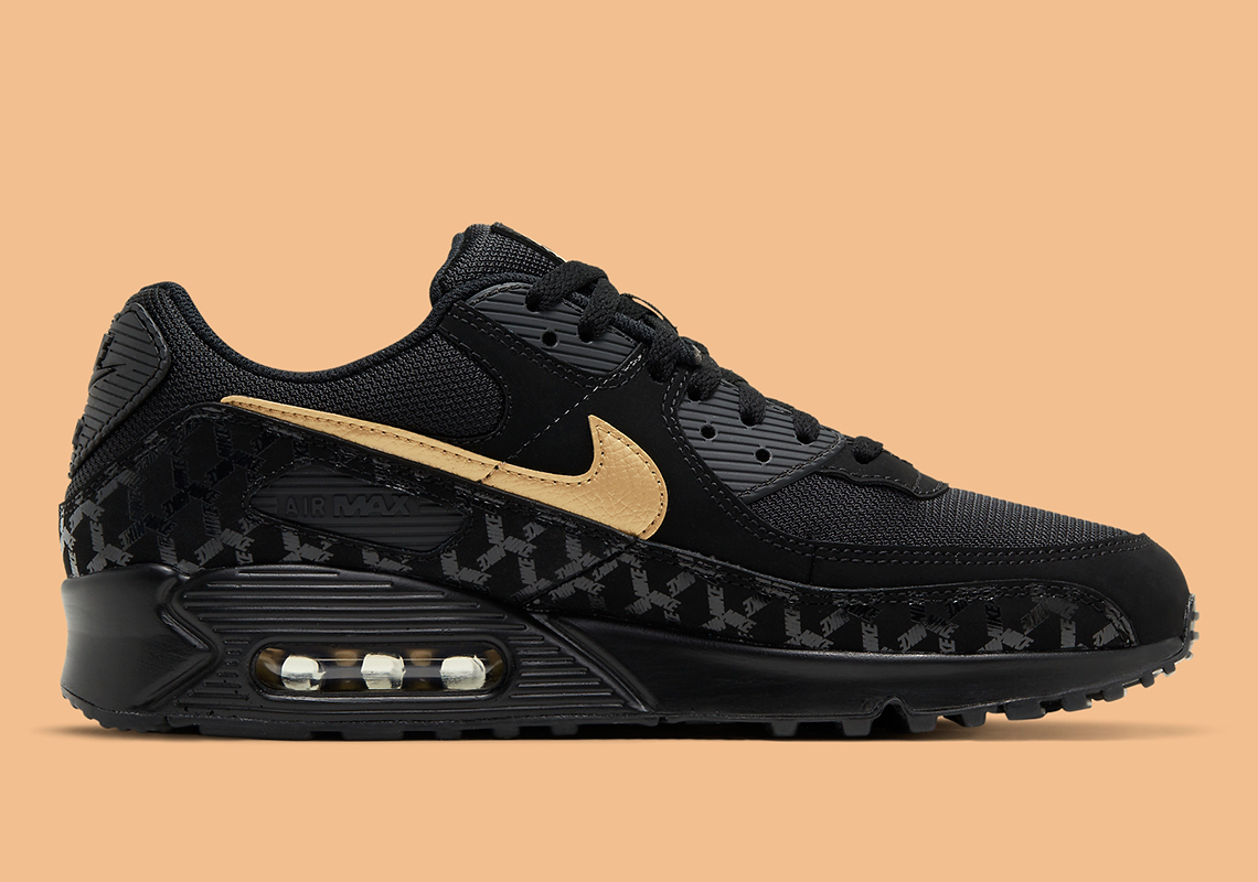Nike Air Max 90 Black Gold Dc4119 001 4