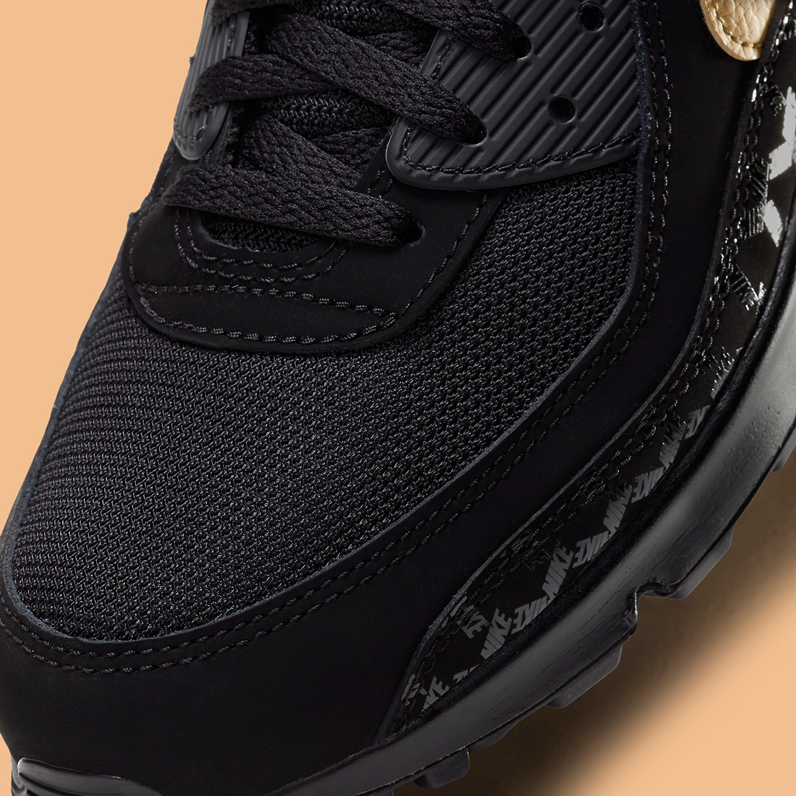Nike Air Max 90 Black Gold Dc4119 001 9