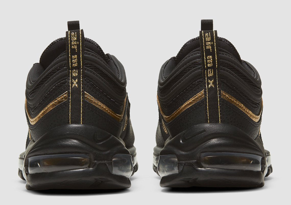 Nike Air Max 97 Black Metallic Gold Dc2190 001 8
