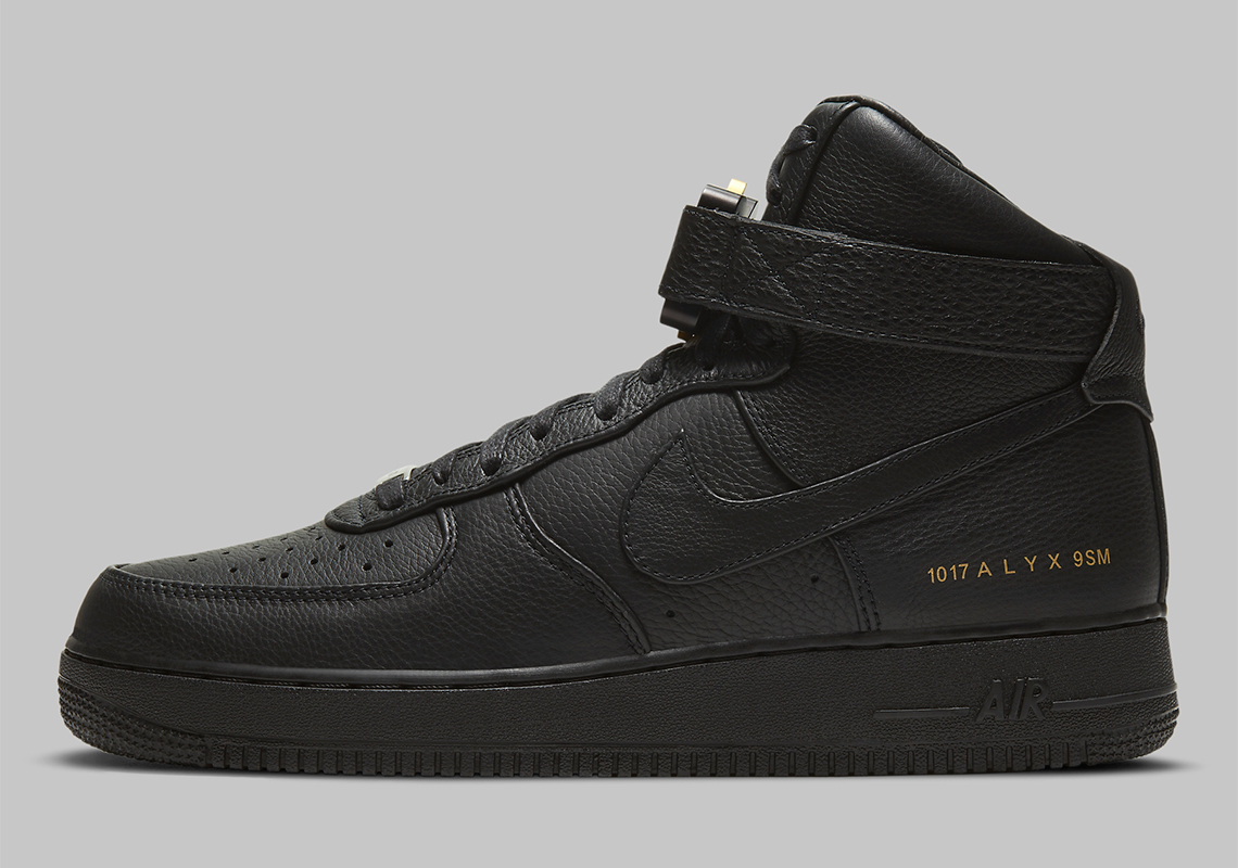 Alyx Studio Nike Air Force 1 High Black Cq4018 001 2