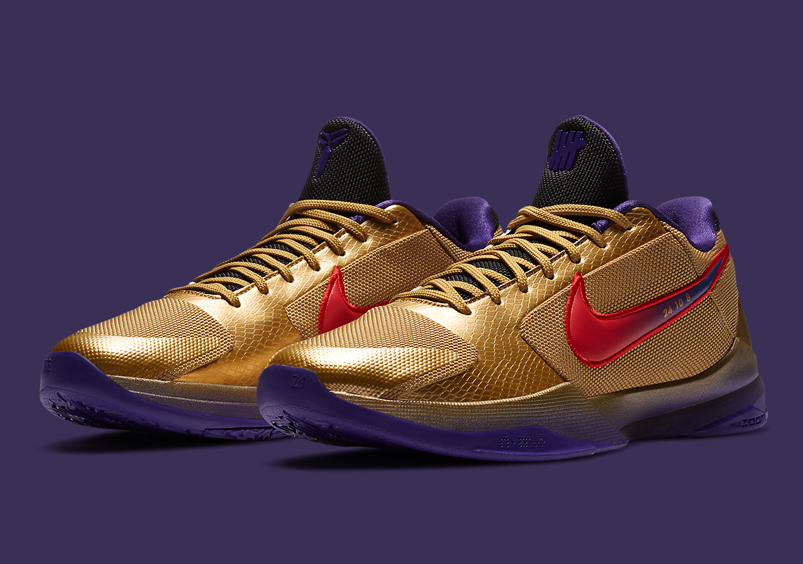 Official Images Of The UNDEFEATED x Nike Kobe 5 Protro "Hall Of Fame"