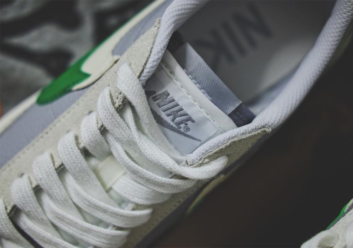 Sacai Nike Blazer Low White Green 2