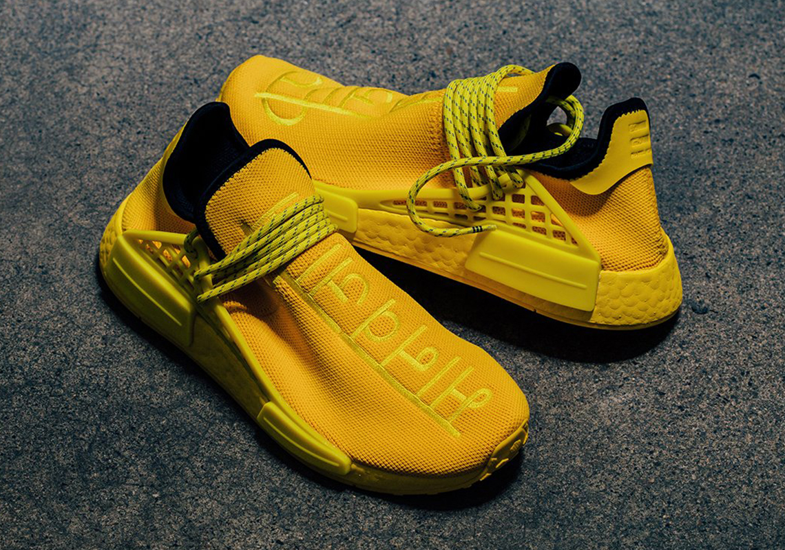Pharrell x adidas NMD Hu "Yellow" Releases Tomorrow