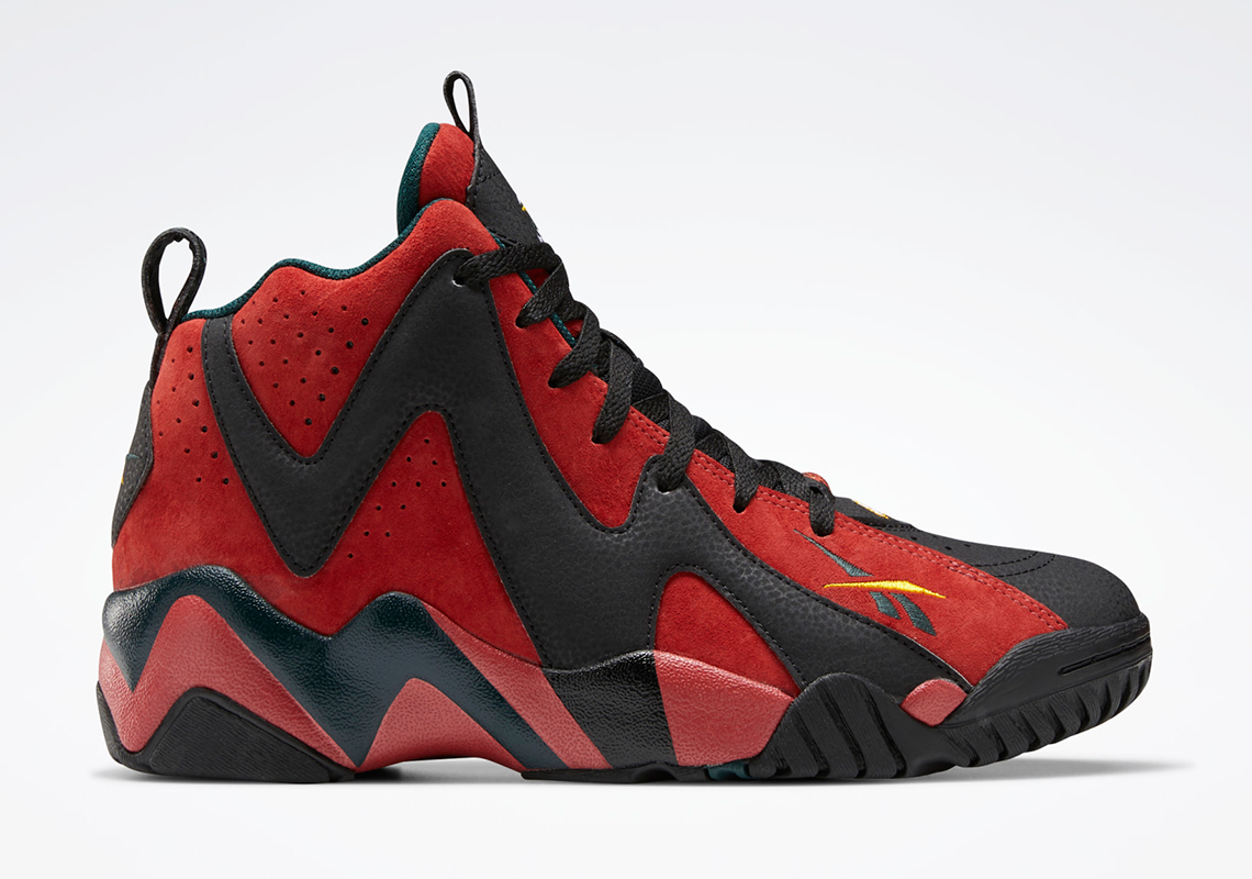 Reebok Kamikaze Ii Mars Red Black Forest Green Fz4006 1