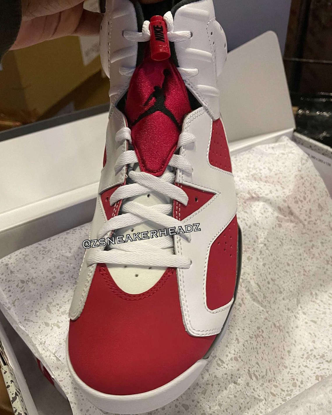 Air Jordan 6 Carmine 2021 Photos 2