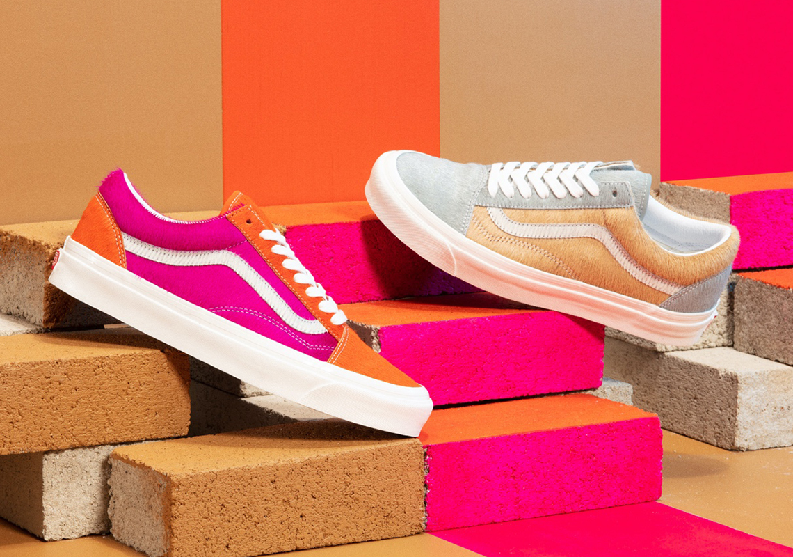 Vans Adds Pony Hair Uppers To Their Old Skool 36 DX "Lux Color Block" Pack